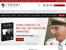 Tablet Screenshot of chiadoeditorial.es